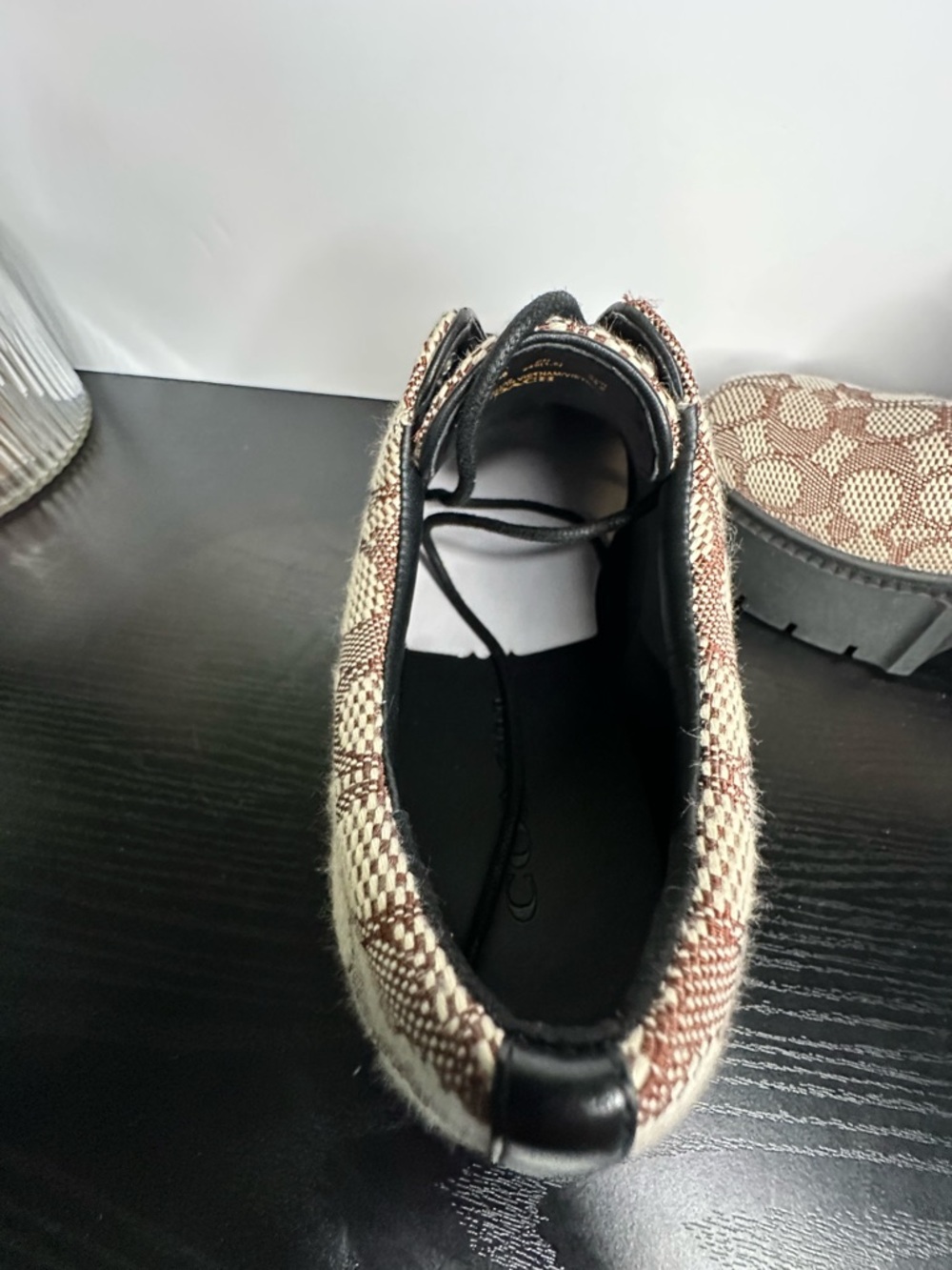 Coach Women's Signature Jacquard Lyla Platform Flats Size 8 M - Picture 5 of 6